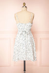 Loupat White Floral A-Line Short Dress | Boutique 1861 back view