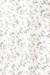 Loupat White Floral A-Line Short Dress | Boutique 1861 fabric