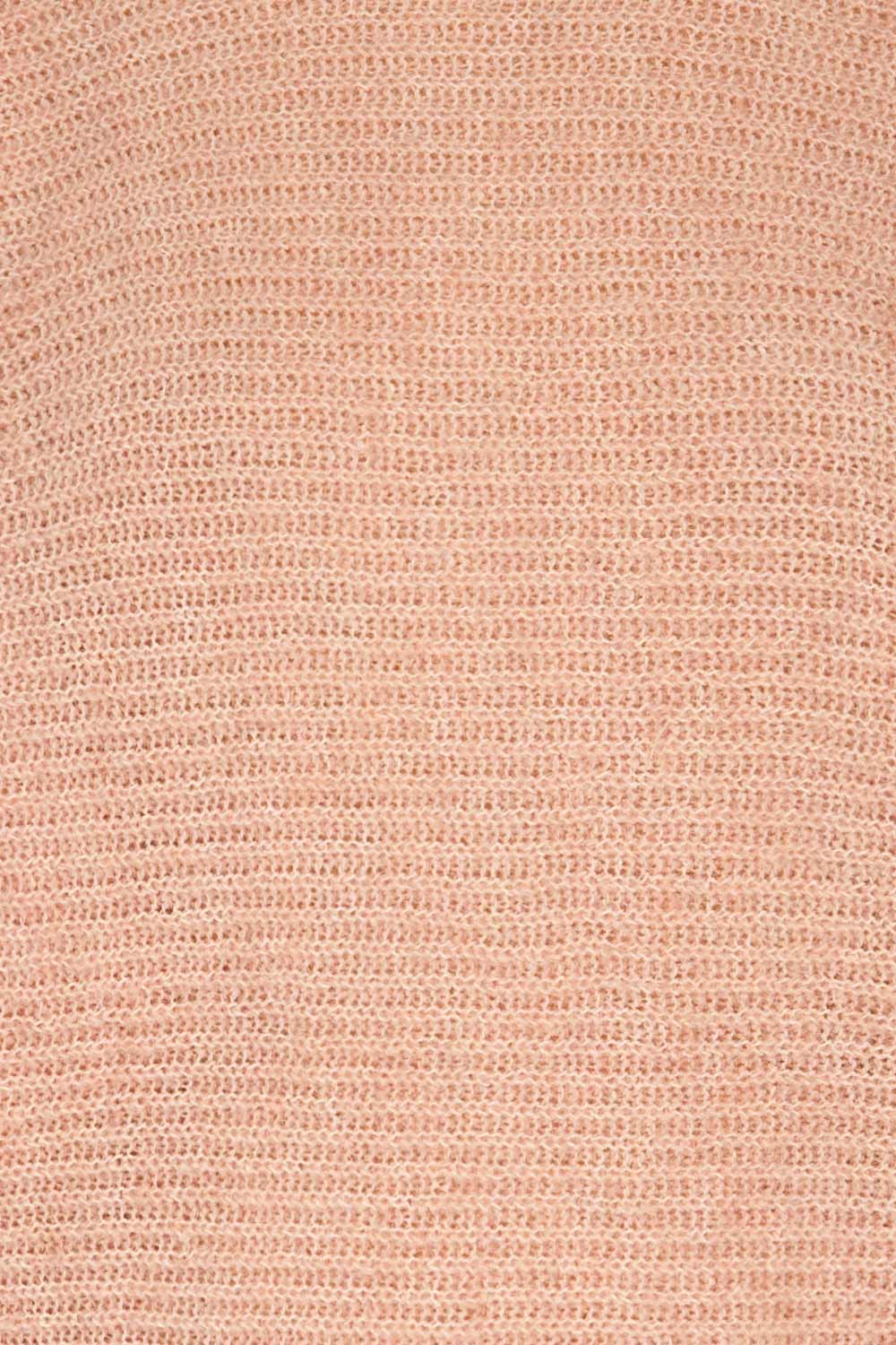 Lubawa Pink Sweater | Tricot Rose | La Petite Garçonne fabric detail 