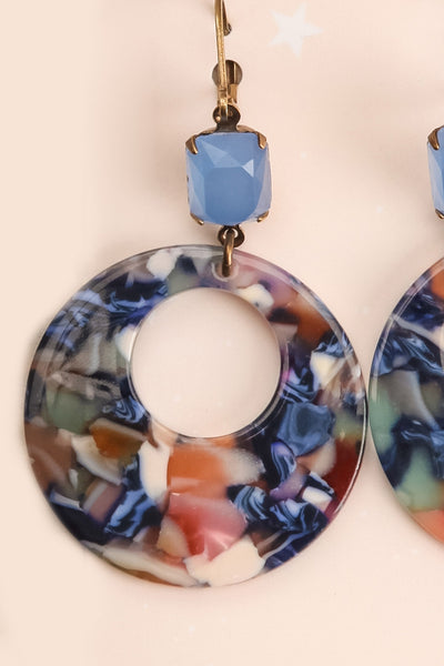 Lupe Velez | Marbled Pendant Earrings