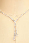 Lupita Crystal Earrings & Necklace Set | Boutique 1861 close-up