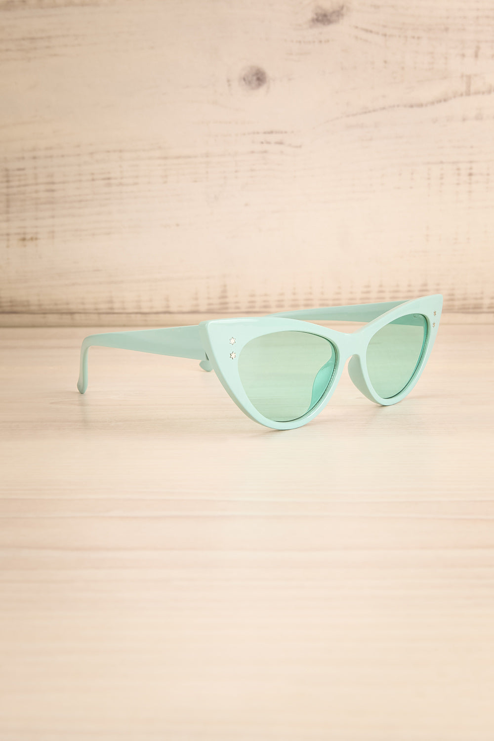 Lutin Vert Mint Green Cat-Eye Sunglasses | La Petite Garçonne 3