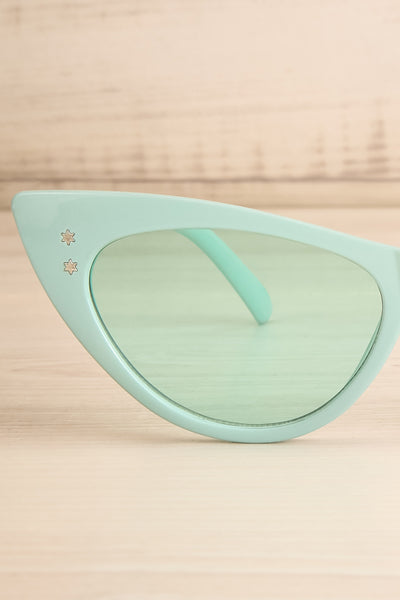 Lutin Vert Mint Green Cat-Eye Sunglasses | La Petite Garçonne 5