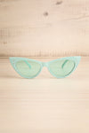 Lutin Vert Mint Green Cat-Eye Sunglasses | La Petite Garçonne 1