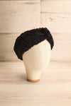 Luzzi Noir Black Wooly Fabric Headband | La Petite Garçonne