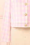 Lybugg Pink Tweed Blazer w/ Round Collar | Boutique 1861 bottom