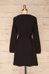 Lydie Noir Black A-Line Dress | Robe | La Petite Garçonne back view