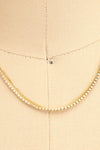 Maav Gold 2-in-1 Minimalist Necklace | La petite garçonne close-up