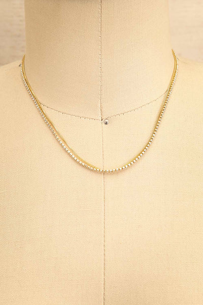 Maav Gold 2-in-1 Minimalist Necklace | La petite garçonne