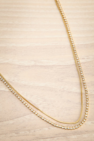 Maav Gold 2-in-1 Minimalist Necklace | La petite garçonne flat view
