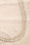 Maav Silver 2-in-1 Minimalist Necklace | La petite garçonne flat close-up