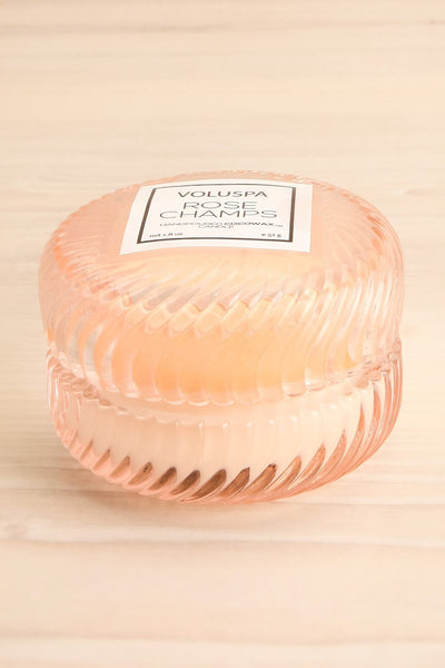Macaron Candle Rose Champs | Voluspa | Boutique 1861 close-up