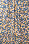 Macha Short Floral Dress w/ V-Neckline | Boutique 1861 texture