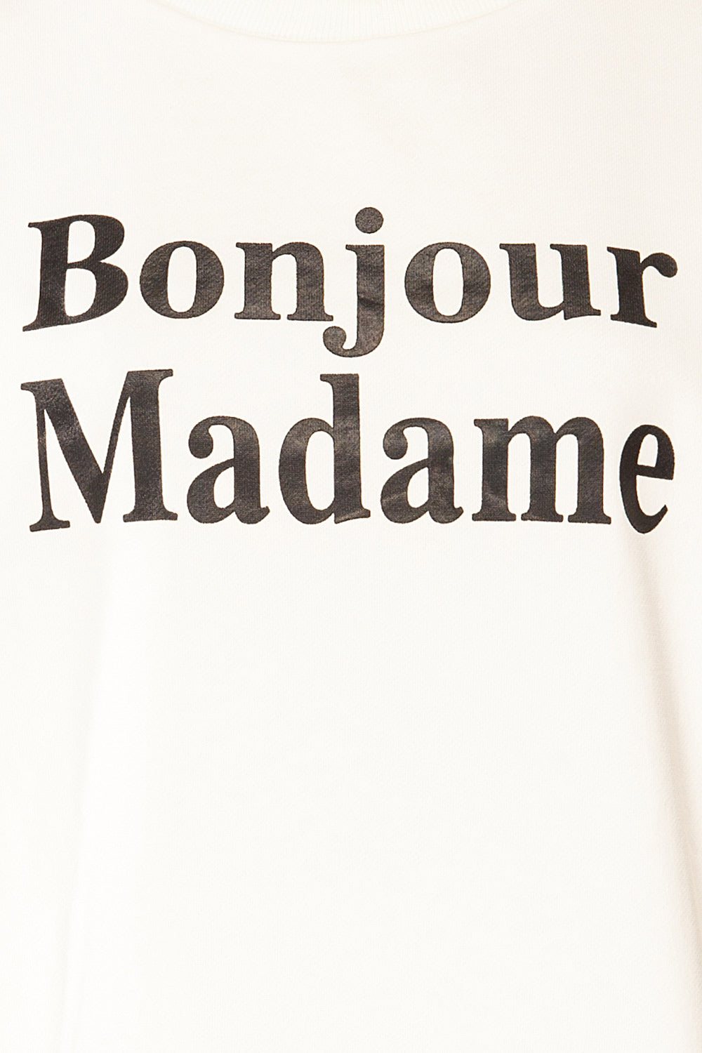 Madame Printed Sweatshirt | La petite garçonne fabric 