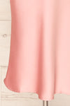 Maddie Pink Satin Midi Skirt | La petite garçonne bottom