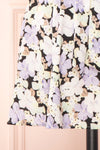 Maelia Floral Short Skirt with Fabric Belt | Boutique 1861 bottom