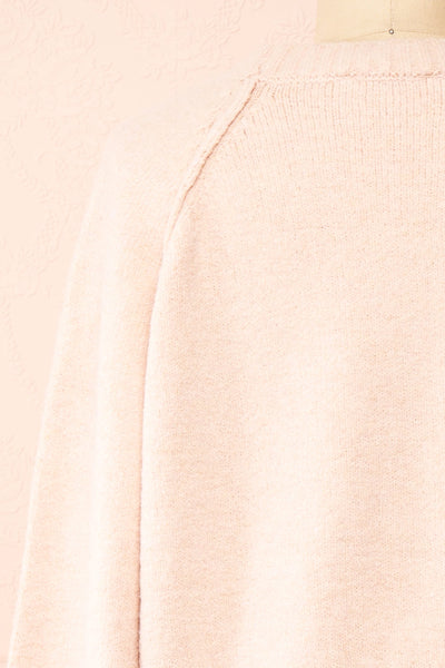 Maeve Pink Knit Sweater | Boutique 1861 back close-up