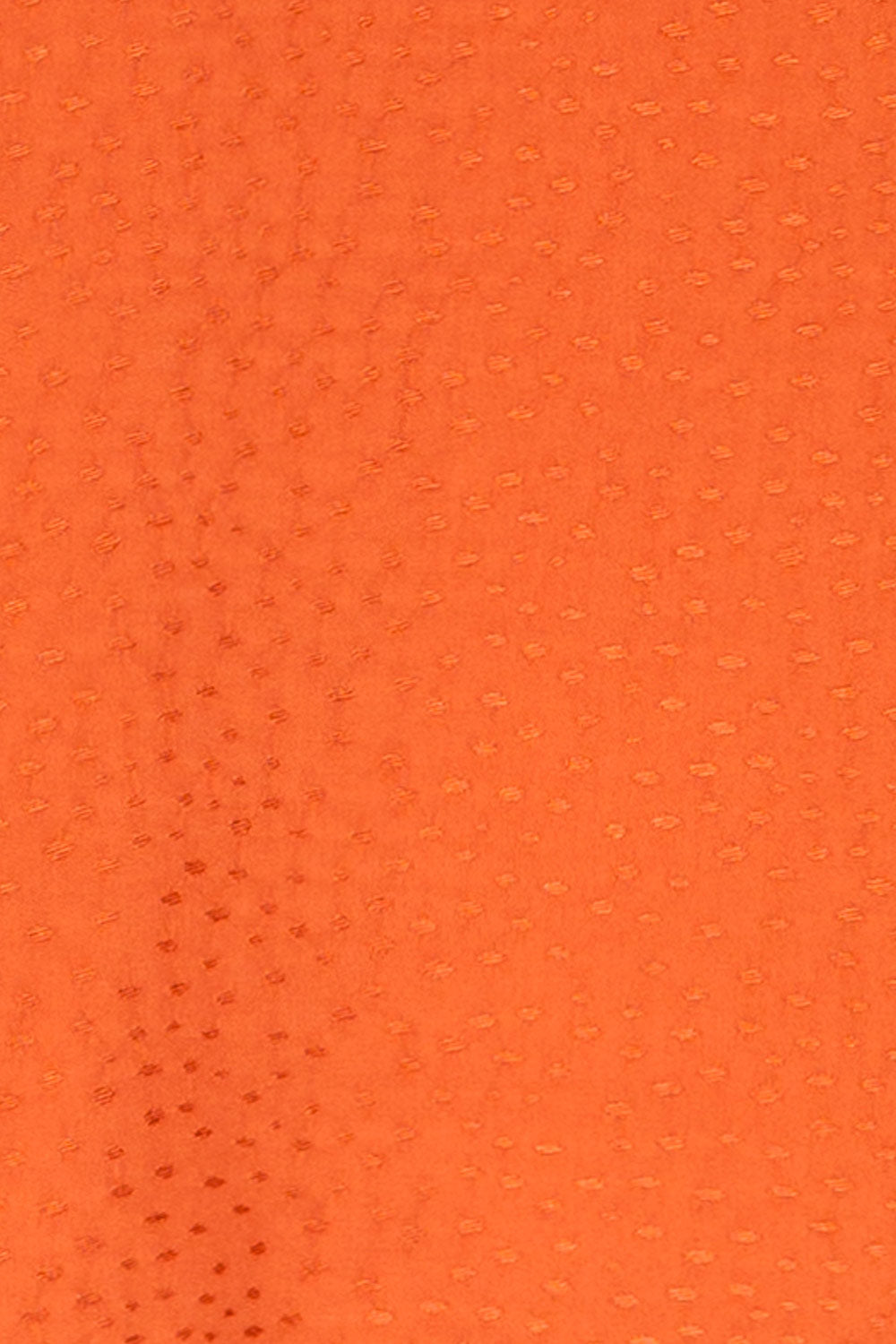 Maggye Orange Cropped Round Neck Cami | La petite garçonne fabric 