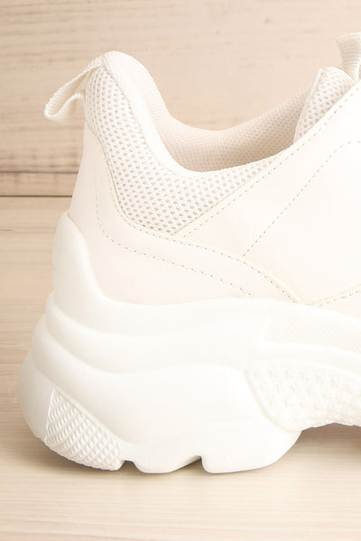 Magnan White Sporty Platform Sneakers | La Petite Garçonne 6