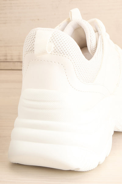 Magnan White Sporty Platform Sneakers | La Petite Garçonne 9