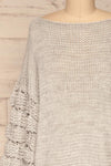 Maidenhead Grey Knit Sweater | La Petite Garçonne front close-up