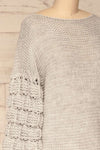 Maidenhead Grey Knit Sweater | La Petite Garçonne side close-up