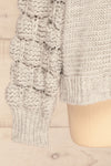 Maidenhead Grey Knit Sweater | La Petite Garçonne bottom close-up