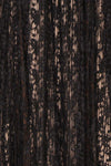 Mairead Black Maxi Dress | Robe longue | Boutique 1861 fabric detail