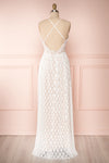 Mairead White Maxi Dress | Robe longue | Boutique 1861 back view