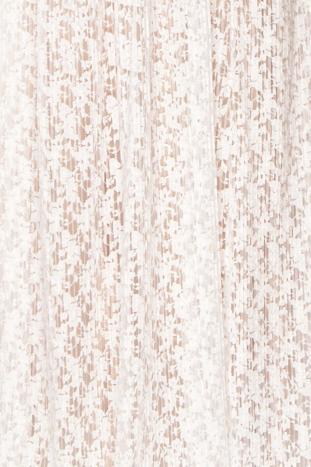 Mairead White Maxi Dress | Robe longue | Boutique 1861 fabric details 