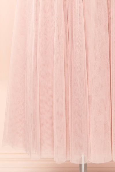 Manitou Pink A-line Midi Tulle Skirt | Boutique 1861 bottom