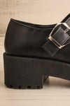 Manresa Faux-Leather Mary-Jane Platform Shoes | La petite garçonne side back close-up