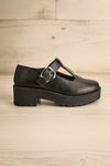 Manresa Faux-Leather Mary-Jane Platform Shoes | La petite garçonne side view