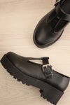 Manresa Faux-Leather Mary-Jane Platform Shoes | La petite garçonne flat view