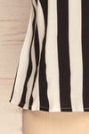 Manyatin Black & White Striped Short Sleeved Top | La Petite Garçonne 7