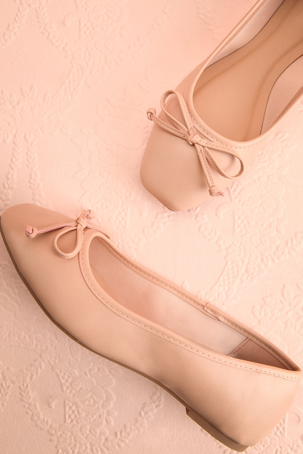 Maree Blush | Pink Ballet Flats w/ Bow