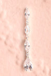 Marelie Silver Pendant Earrings | Boutique 1861 close-up