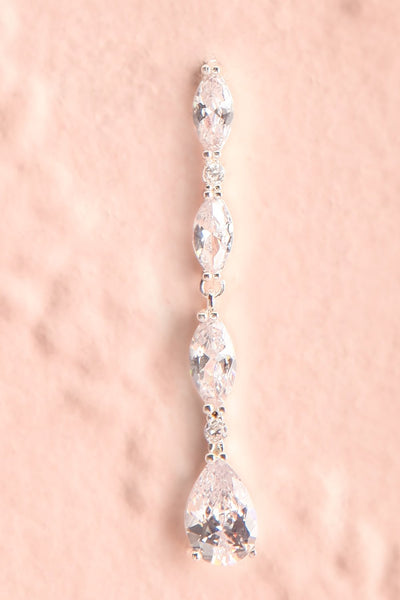 Marelie Silver Pendant Earrings | Boutique 1861 close-up