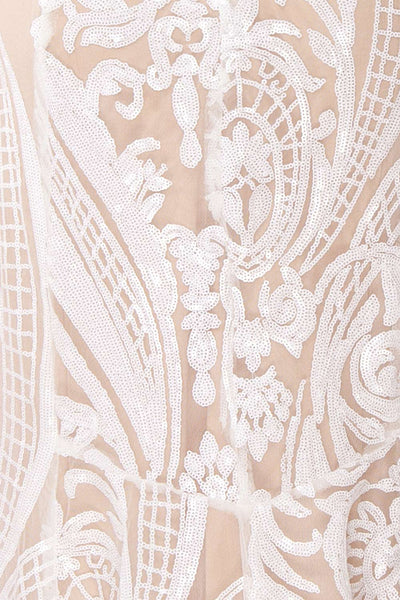 Margaux Mermaid Sequin Dress | Robe | Boudoir 1861 fabric detail