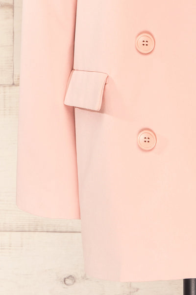 Marousi Pink Oversized Blazer | La petite garçonne sleeves