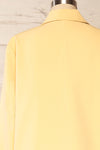 Marousi Yellow Oversized Blazer | La petite garçonne back close up
