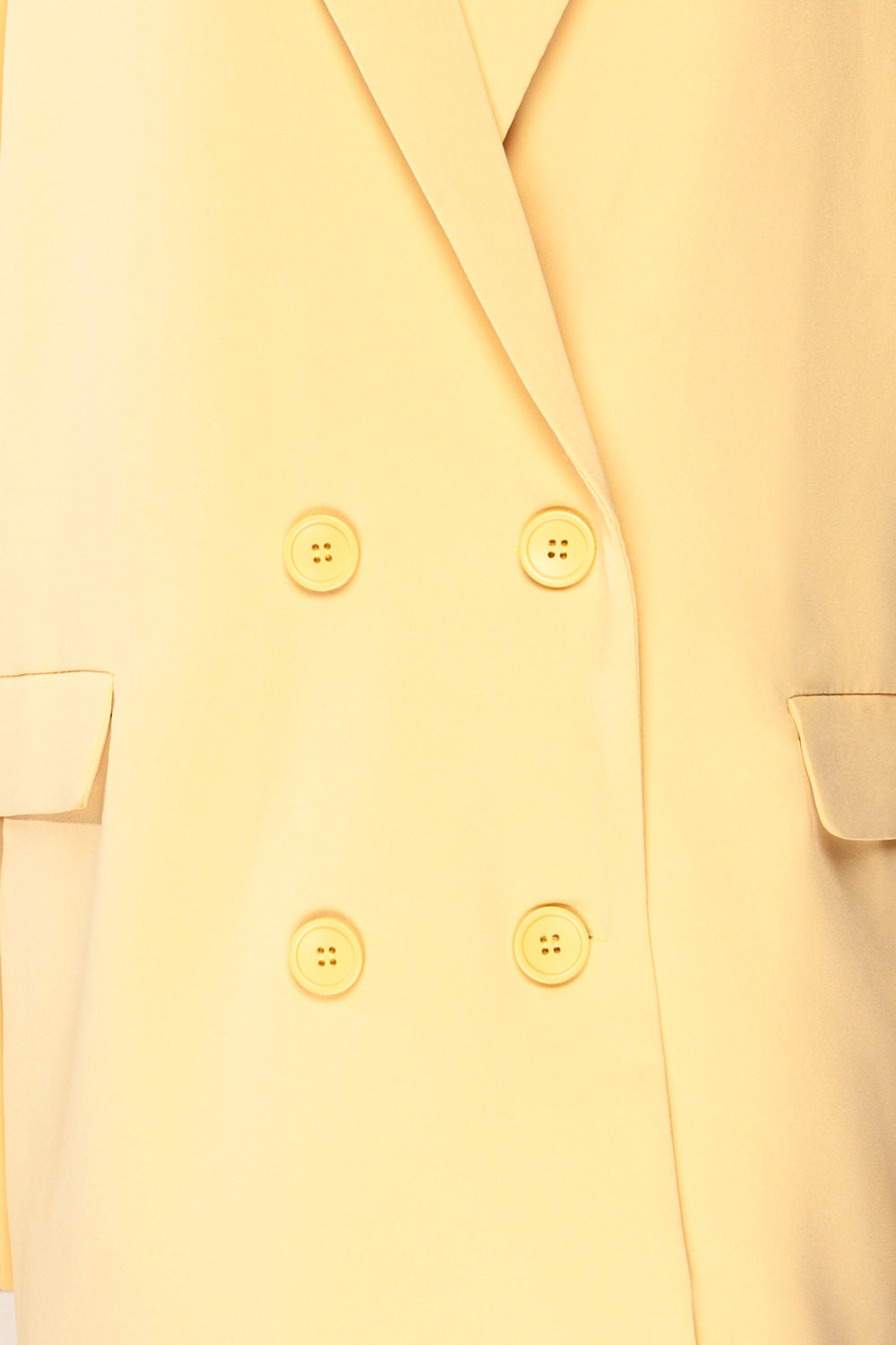 Marousi Yellow Oversized Blazer | La petite garçonne fabric