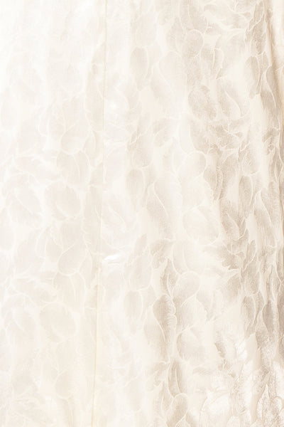 Martina Single-Breasted Floral Satin Blazer | Boudoir 1861 fabric