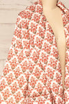 Marville Oversized Floral Print Jacket| La petite garçonne side close-up