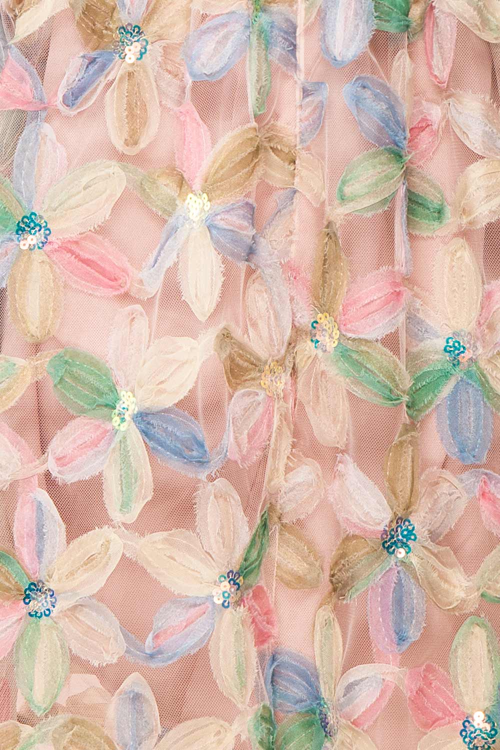 Marzia Short Floral Babydoll Dress | Boutique 1861 fabric 