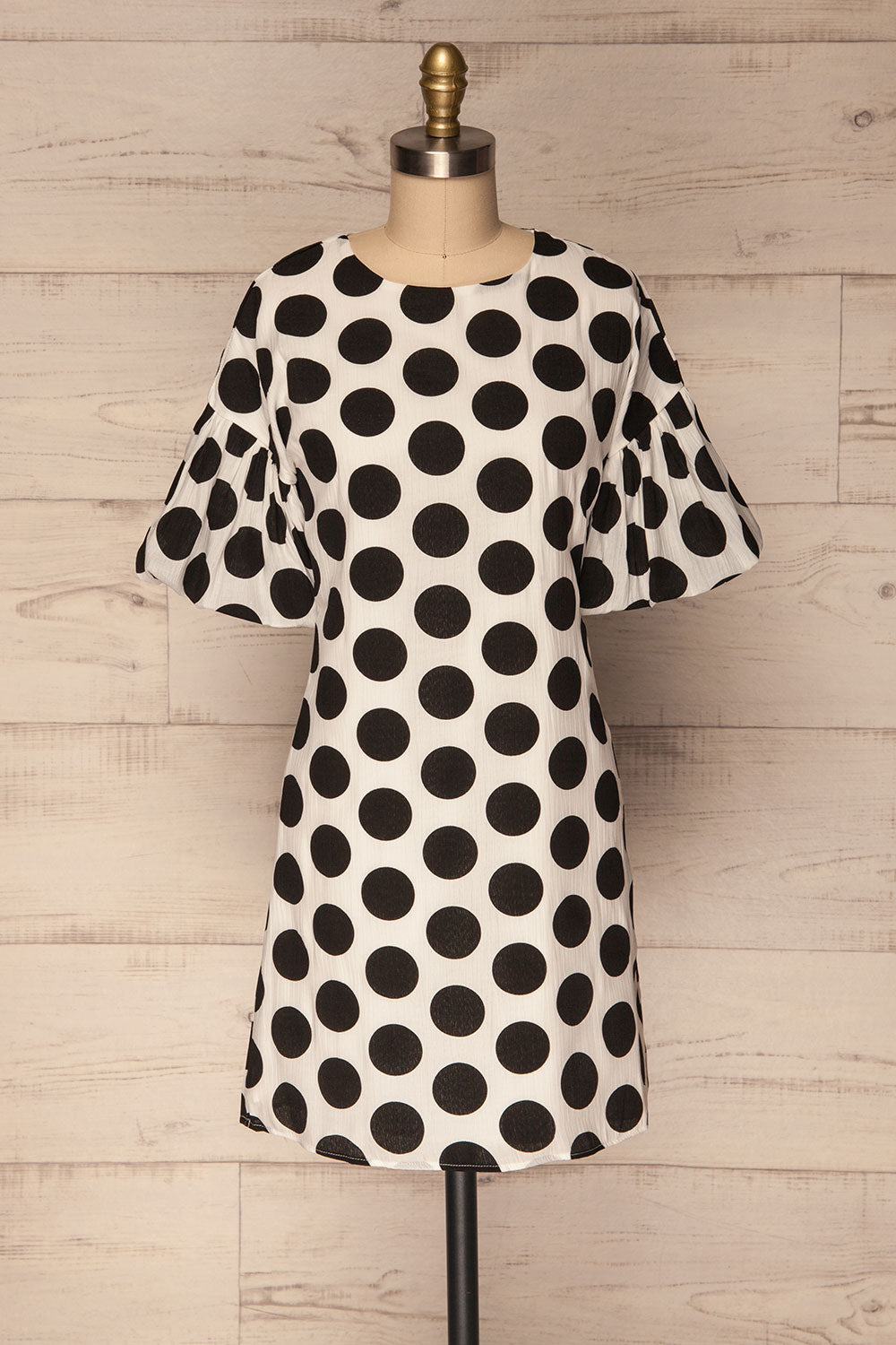 Maseviche Black & White Polkadot Tunic Dress | La Petite Garçonne