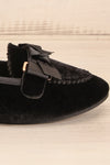 Mathis Onyx Black Velvet Loafers | La Petite Garçonne 8