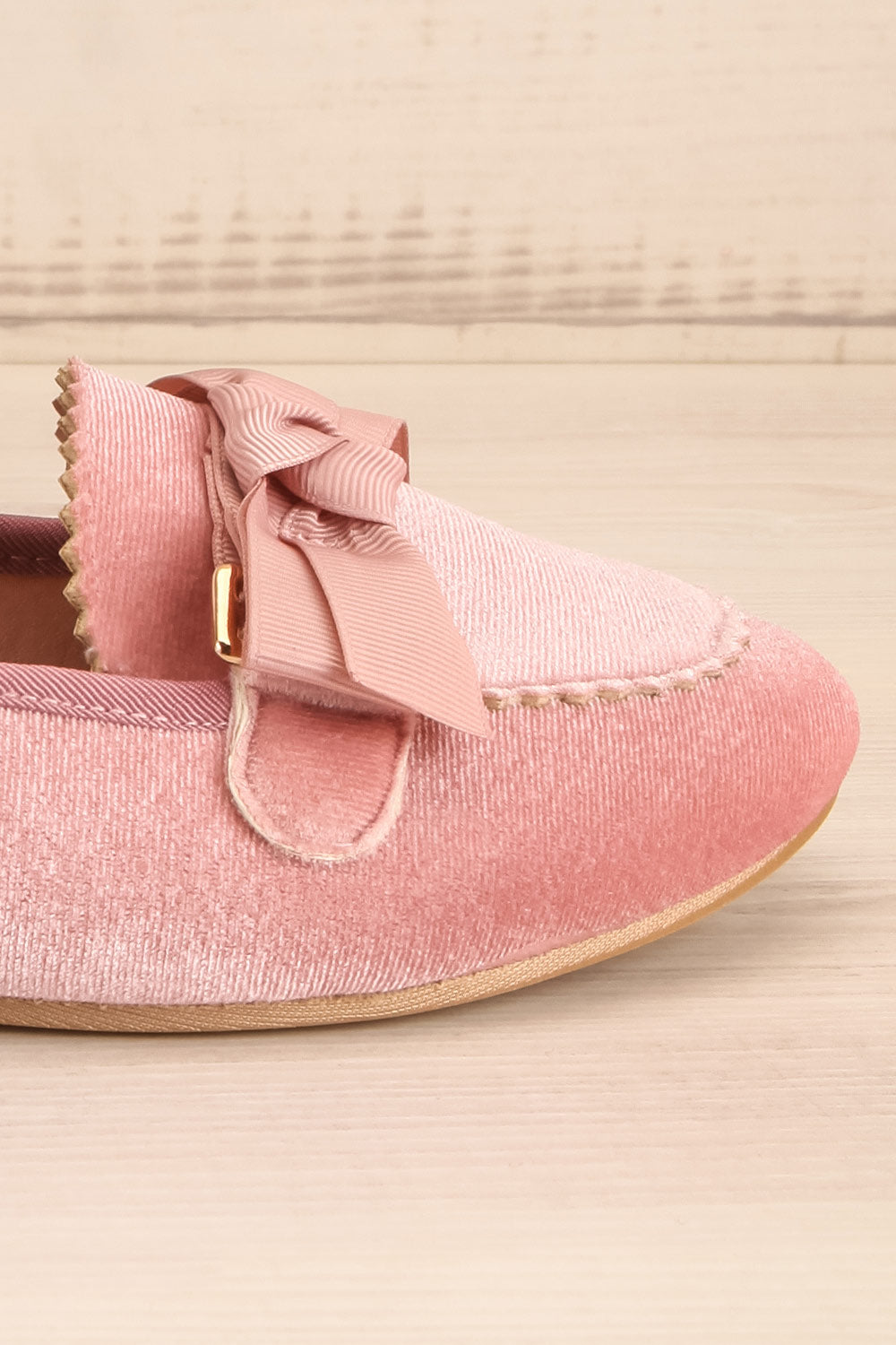 Mathis Quartz Blush Pink Velvet Loafers | La Petite Garçonne 8