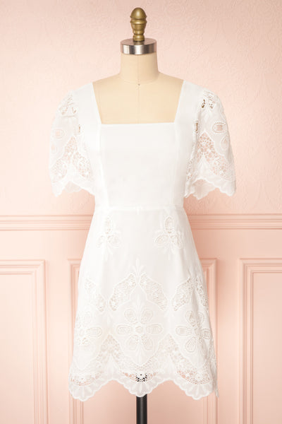 Mathylde Short Openwork Lace Dress | Boutique 1861 - Mathylde Robe front