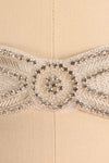 Matrimonium White Ribbon Belt with Crystals Ornament | Boudoir 1861 7